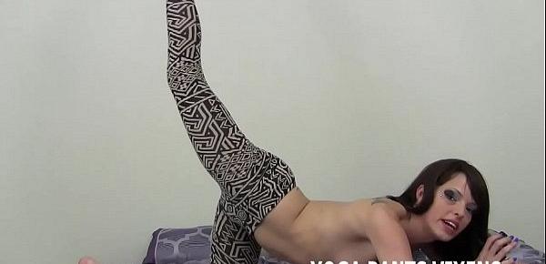  I see the way you stare at my ass in yoga pants JOI
